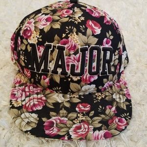 MAJOR floral snapback